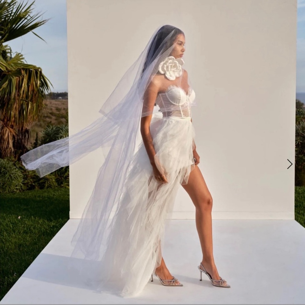 NWT For Love & Lemons X Revolve Bustier Gown